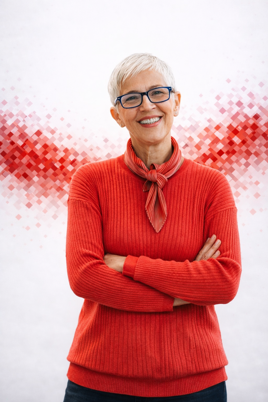 Builder personality type - confident professional representing power and decisive action